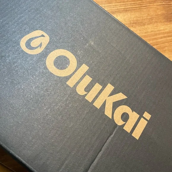 OluKai Black and White Athletic Shoes - Picture 2 of 6